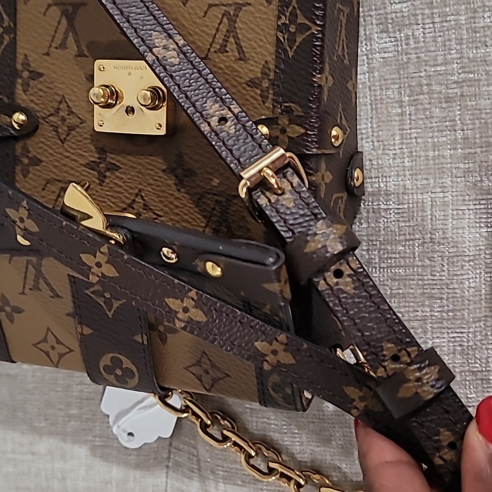 Louis  Vuitton Reverse Monogram Trunk Case Crossbody Bag - Picture 12 of 12